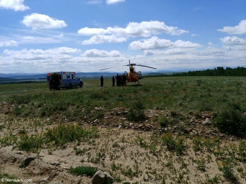 Flight for Life helicopter