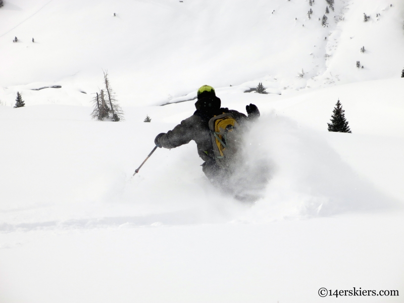 ben morello skiing crested butte backcountry