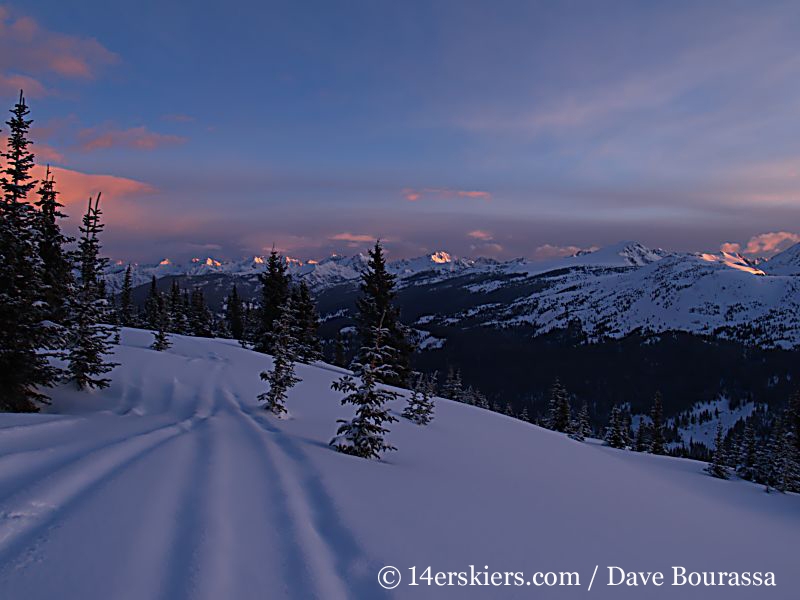 Sunrise on Vail Pass