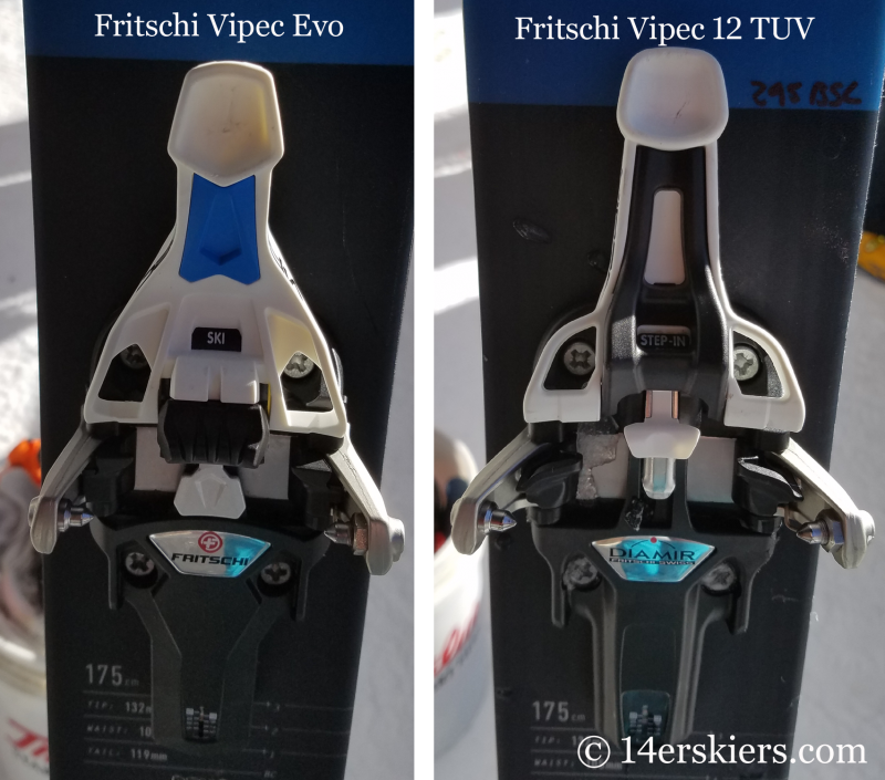 Fritschi Vipec Evo and Frischi Vipec 12 TUV Comparison