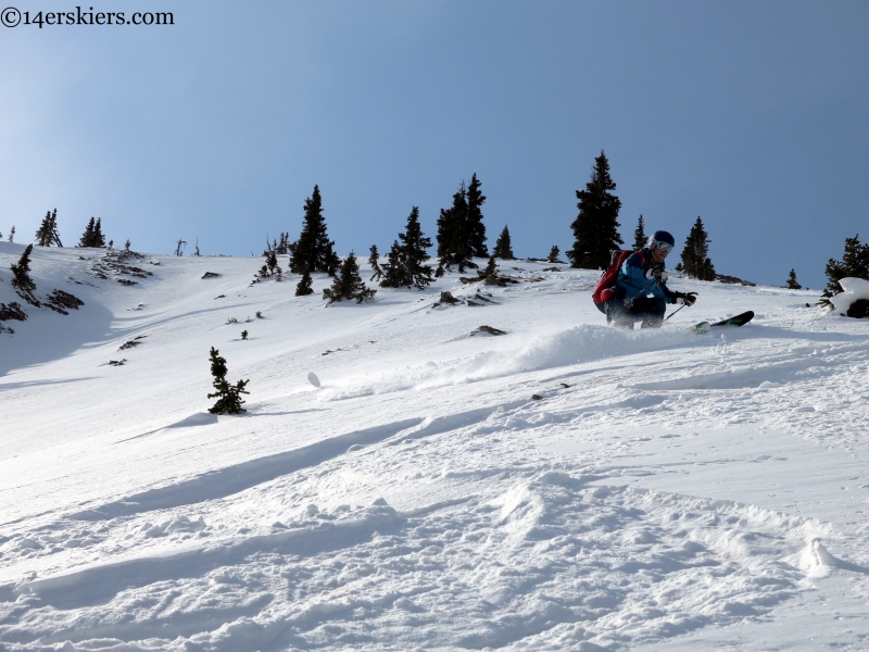 Skiing the Wang Chung face