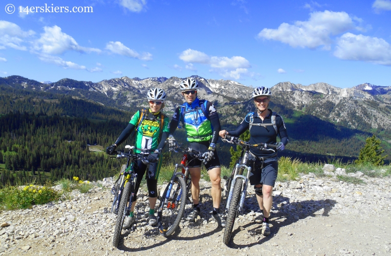 On top of Puke Hill on the Wasatch Crest Trail