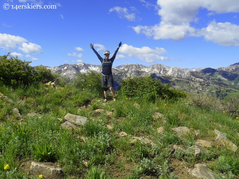 Brittany on Wasatch Crest Trail