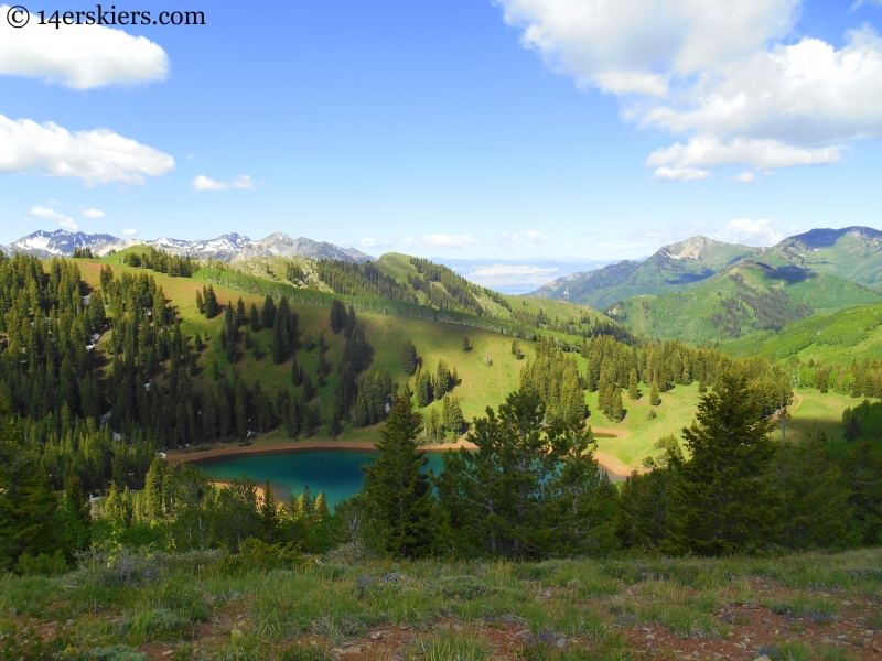 Lake Desolation seen from the Wasatch Crest