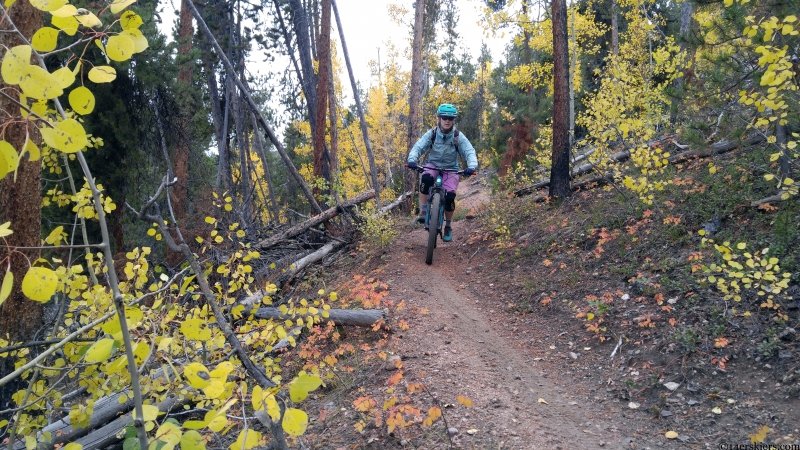 quakey mountain bike trail