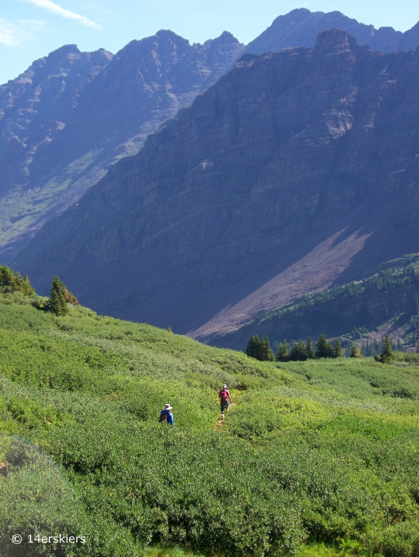 Hiking West Maroon Pass from Crested Butte to Aspen