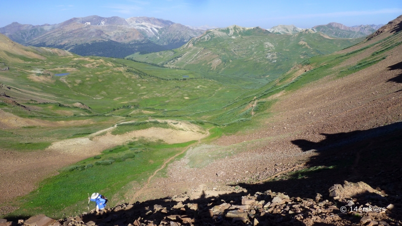 Hiking West Maroon Pass from Crested Butte to Aspen