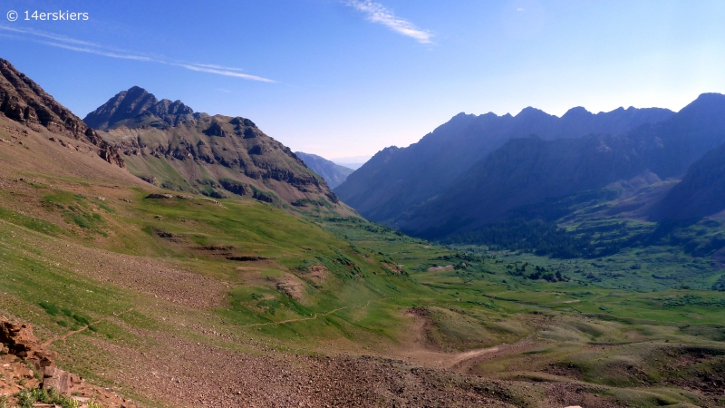 Hiking West Maroon Pass from Crested Butte to Aspen