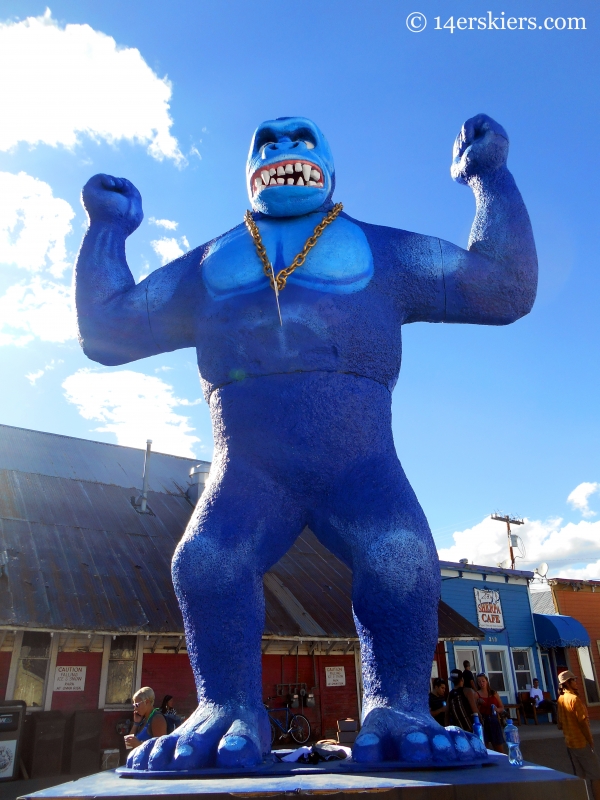 angry blue gorilla by bud light