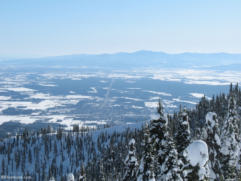 Skiing at Whitefish, Montana