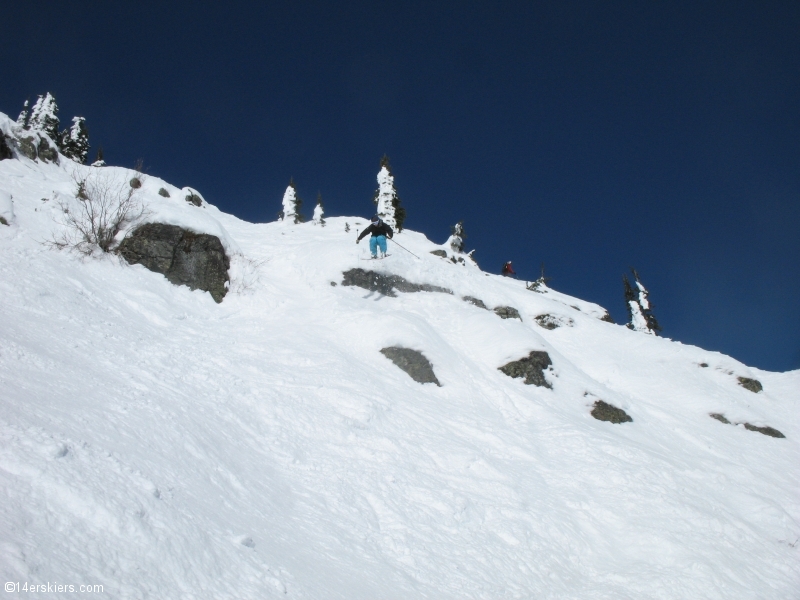 Skiing at Whitefish, Montana