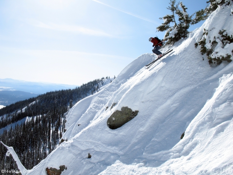 Skiing at Whitefish, Montana