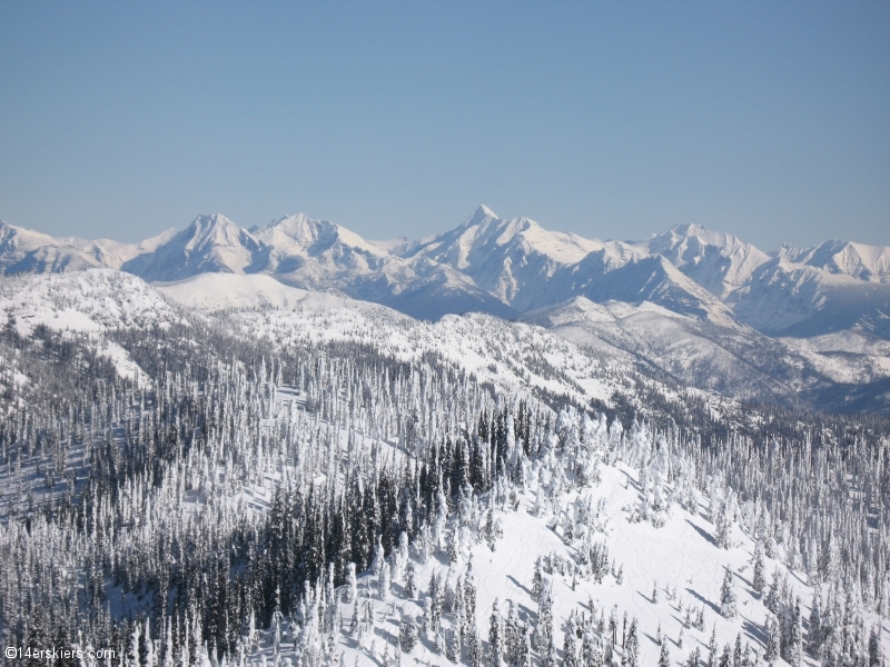 Skiing at Whitefish, Montana