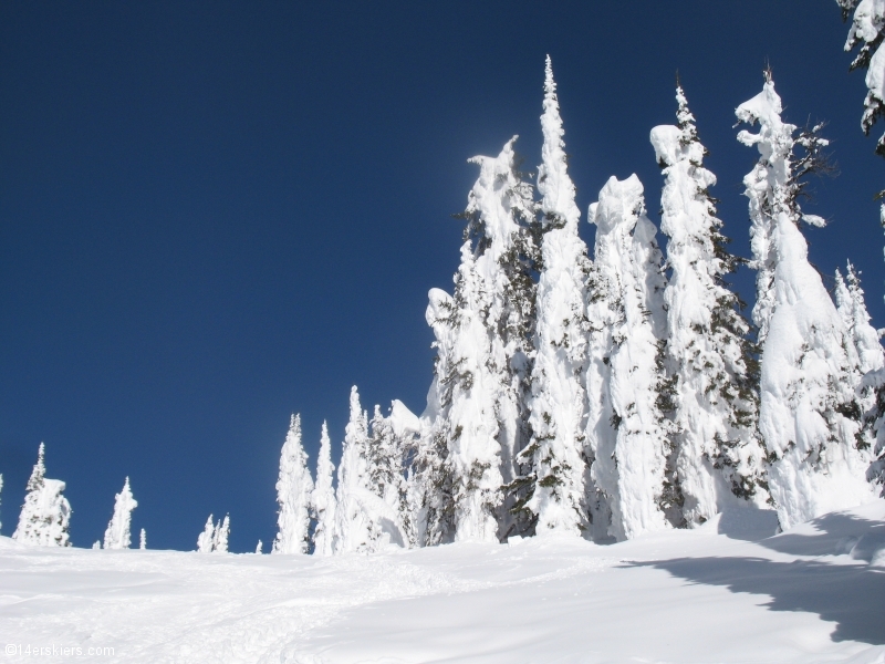 Skiing at Whitefish, Montana