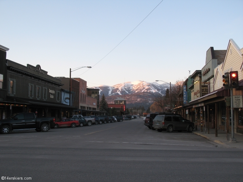 Skiing at Whitefish, Montana