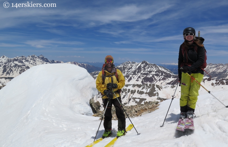 Ben McShan & Jenny Veilleux on the summit of White Rock