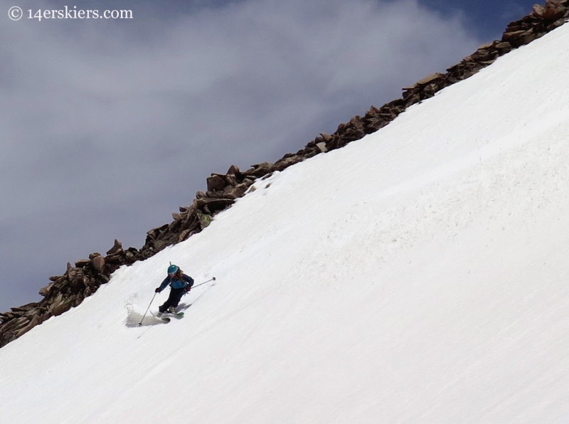 Brittany Konsella skiing White Rock