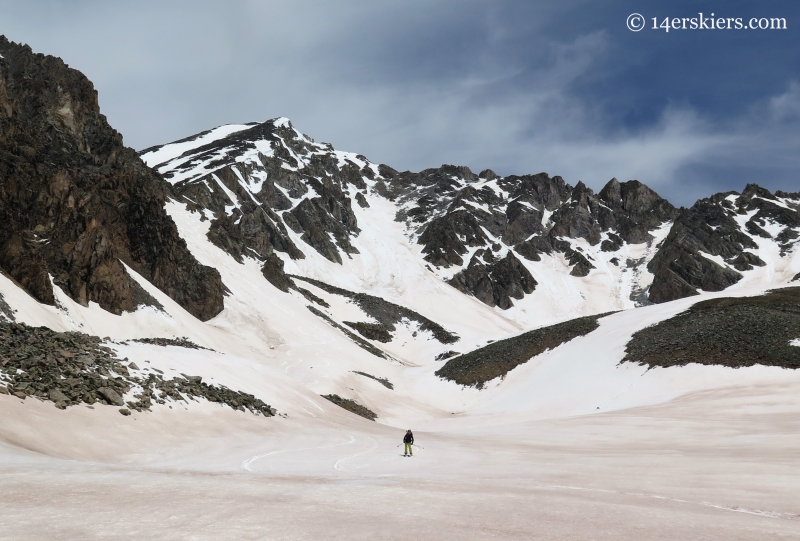 Jenny with Queen Basin behind