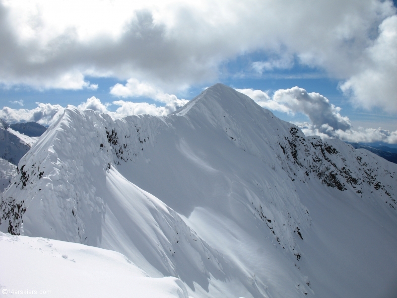 Backcountry skiing at Whitewater, British Columbia