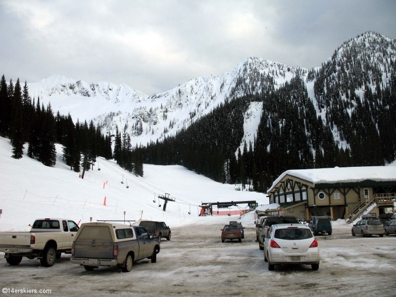 Backcountry skiing at Whitewater, British Columbia