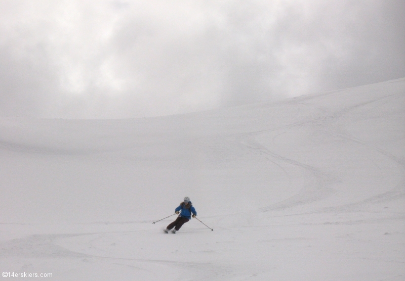 Backcountry skiing at Whitewater, British Columbia