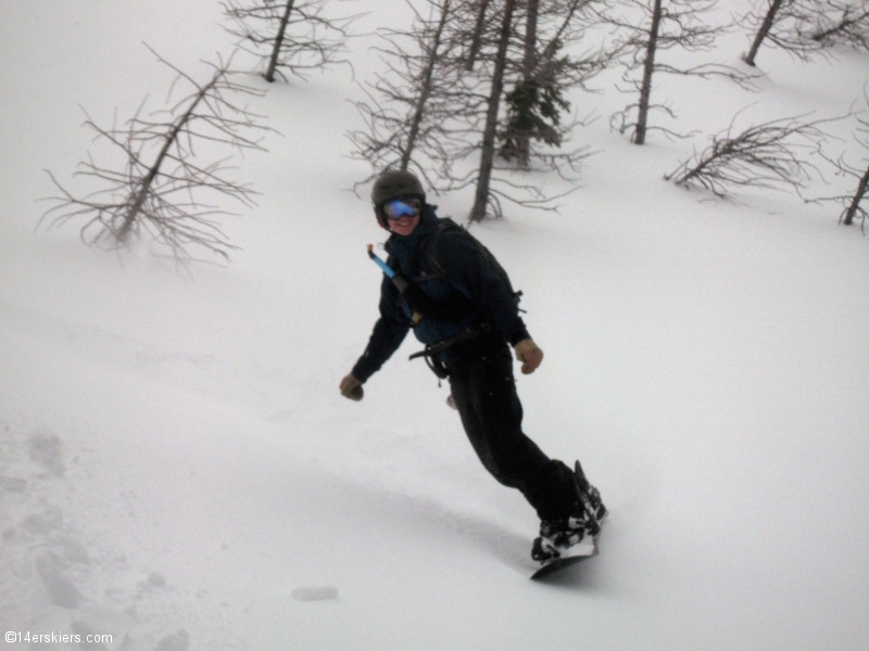 Backcountry skiing at Whitewater, British Columbia