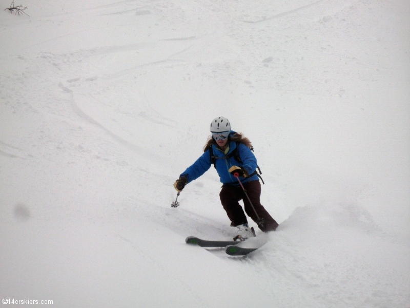 Backcountry skiing at Whitewater, British Columbia