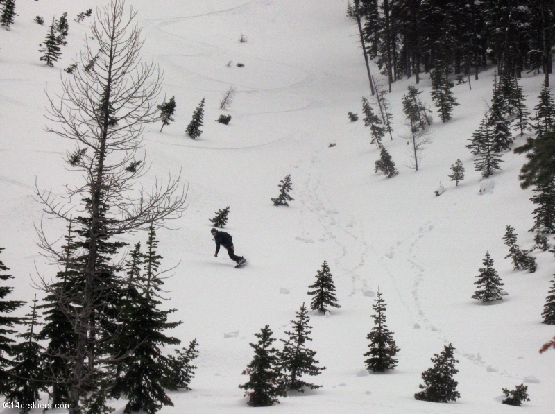 Backcountry skiing at Whitewater, British Columbia