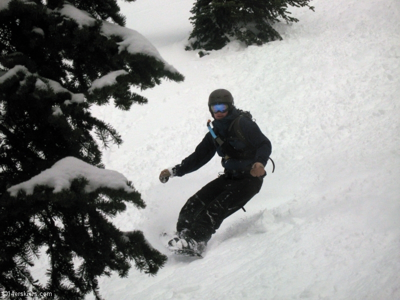 Backcountry skiing at Whitewater, British Columbia