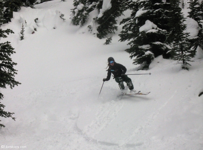 Backcountry skiing at Whitewater, British Columbia