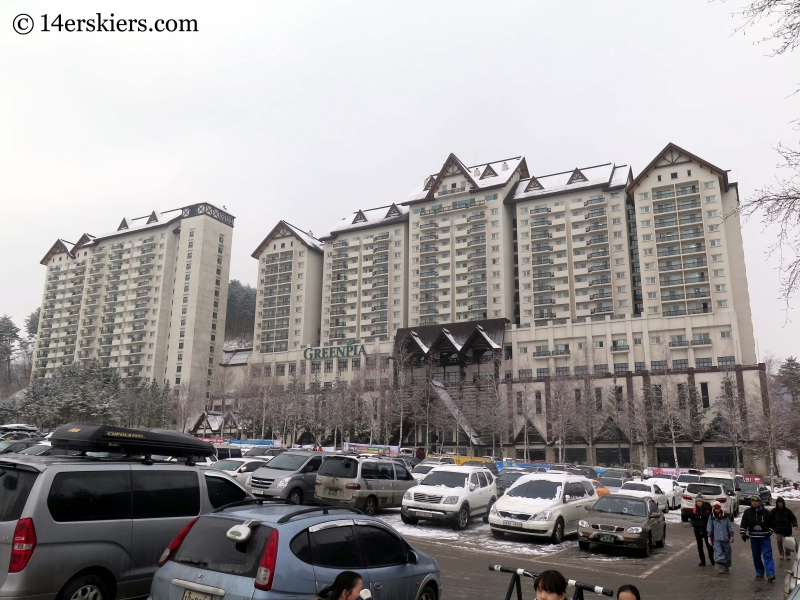 Hotel Greenpia in YongPyong.