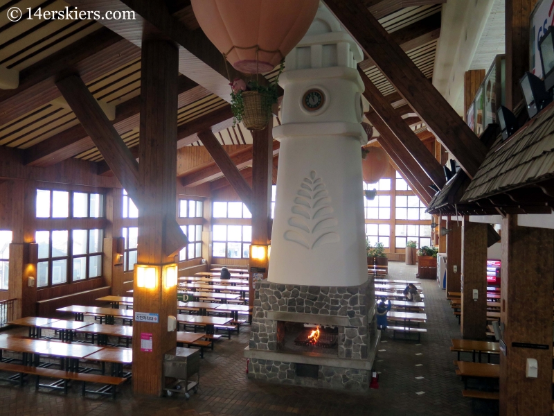 Dragon Plaza at YongPyong ski resort in South Korea. 