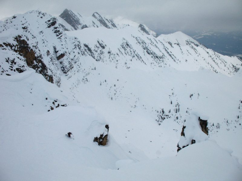 Skiing at Whitefish, Montana