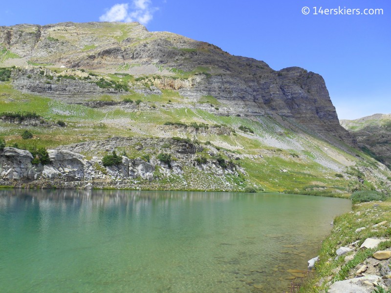 A hike to Blue Lake the day after our first frost.  