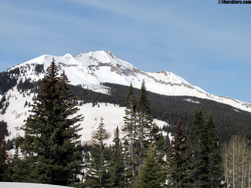 West of East Beckwith Mountain 4.24.14 - 14erskiers.com