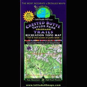 Latitude 40 Map - Crested Butte / Taylor Park