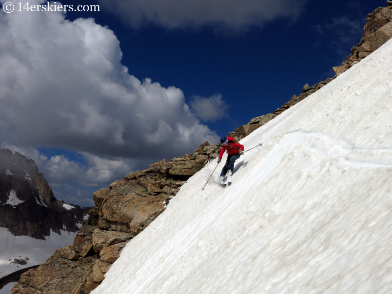 Brittany enjoys summer turns on Mt. Audubon with the Carbon Megawatt.