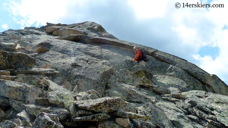 Frank Konsella climbing Guides Ridge