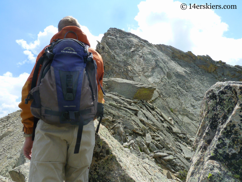 Frank Konsella climbing Guides Ridge