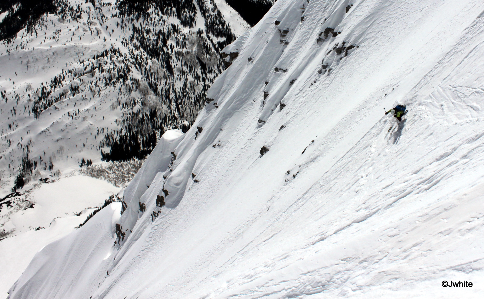 14er TBT: Pyramid Peak, Landry Line Ski (5 May 2011)