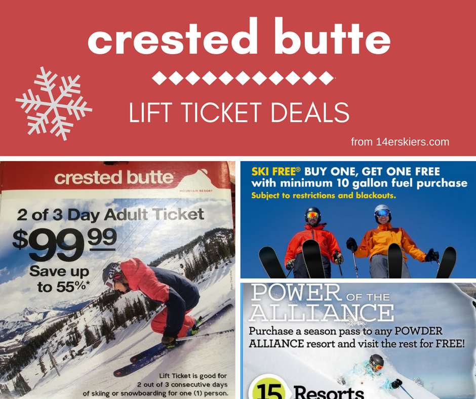 2017 Crested E Lift Ticket Deals