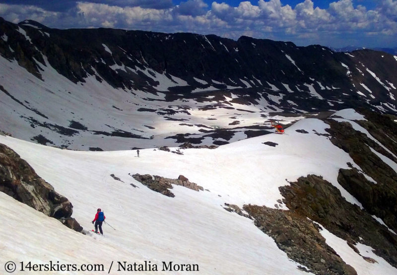 Helping an Injured Skier on Fletcher Mountain