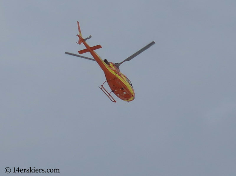 Helping an Injured Skier on Fletcher Mountain