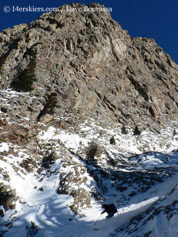 Brittany Walker Konsella backcountry skiing Tenmile Canyon