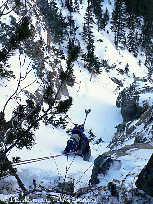 Brittany Walker Konsella backcountry skiing Tenmile Canyon