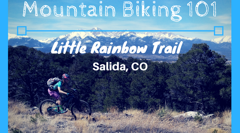 Mountain Biking Little Rainbow Trail near Salida, CO.