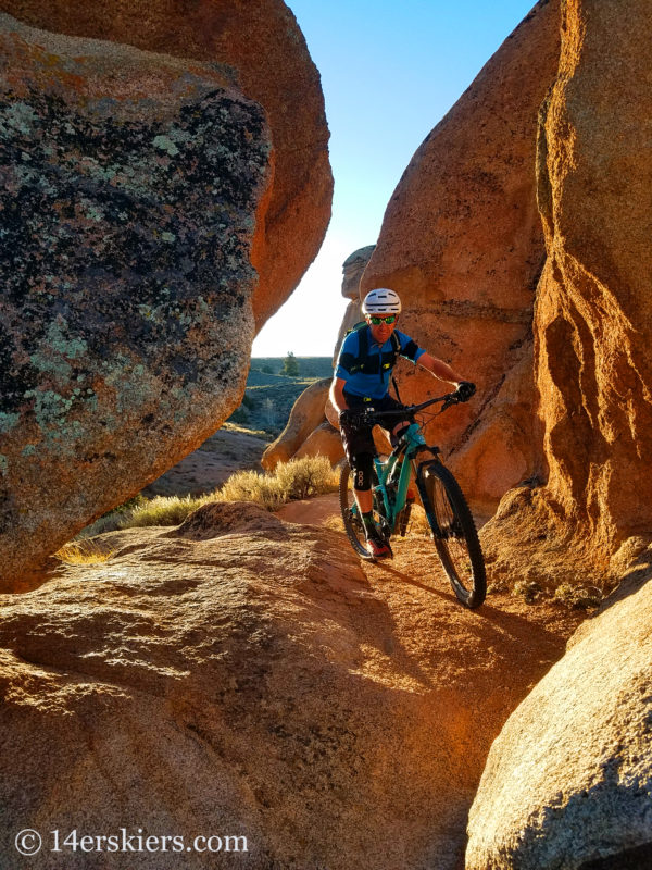 Mountain biking Hartman Rocks - Ring Dyke