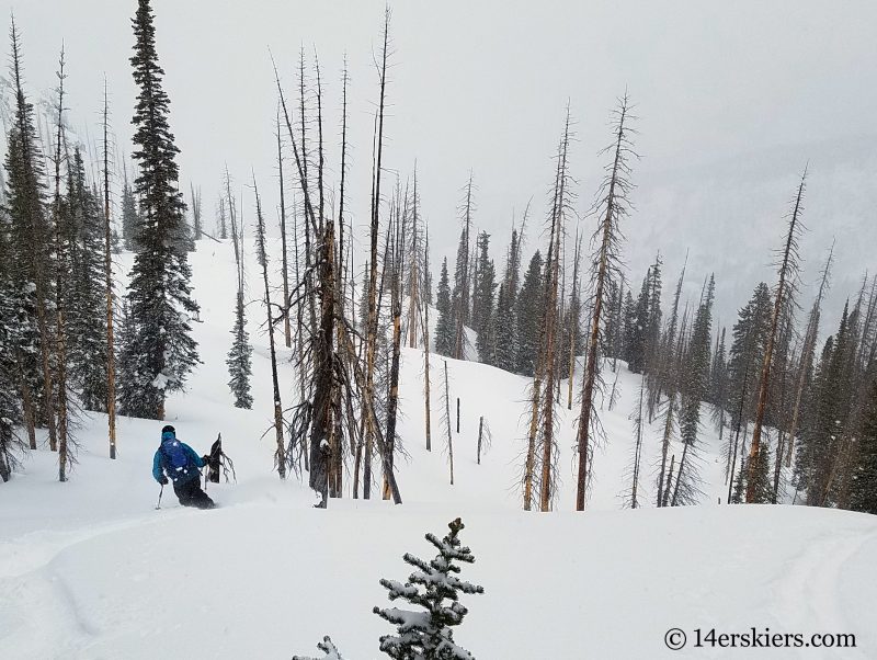 Backcountry skiing in Steamboat, Colorado!