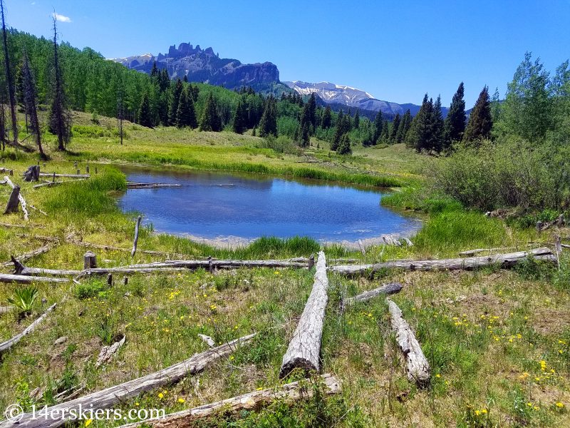 Mountain biking Lowline Trail near Crested Butte, CO