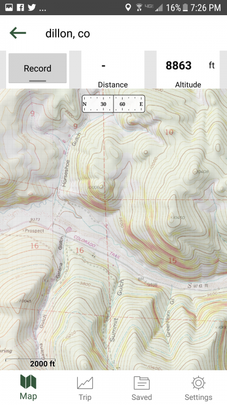 Gaia GPS app